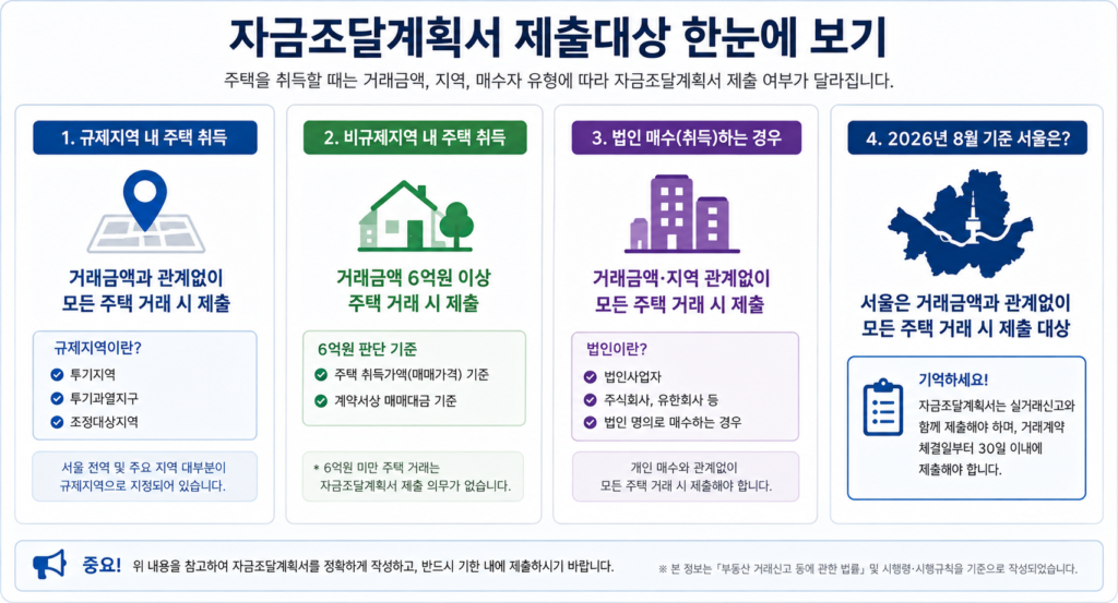 자금조달계획서제출대상