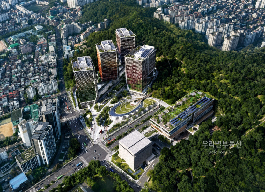 서리풀복합개발사업조감도2