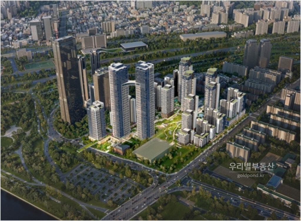 신통기여의도시범아파트조감도