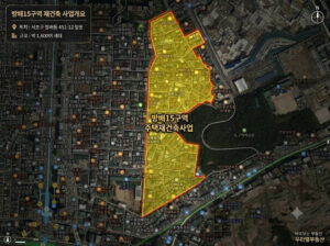 방배15구역-정비구역-항공위치도-최저실투자24억